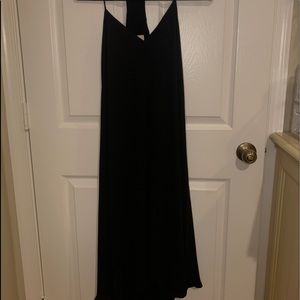 ann taylor loft flowy black dress